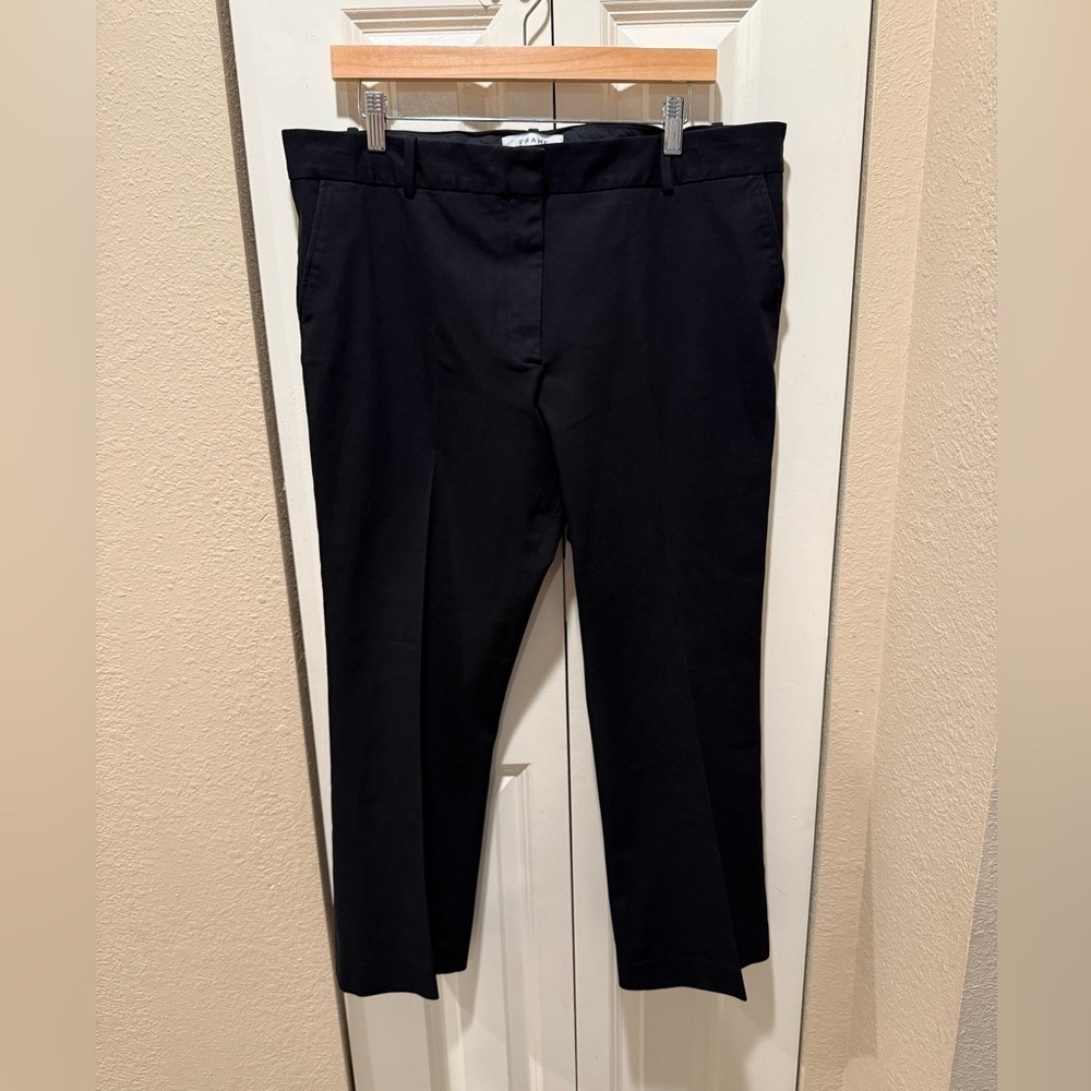 FRAME Le Crop Mini Boot Trousers Black Plus Size , size 16 - Picture 7 of 16